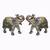 Marble elephant pair