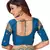 Grey embroidered art silk saree with blouse