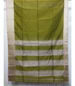 MEHNDI  woven cotton silk saree with blouse