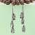 Exclusive Party Wear Silver Black Multi Drop Designer Earrings For Women Girl