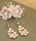 Atrractive Delicated Patry Wear Pearl Earring For Women Girl