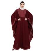 Indo Classic Kaftan- Maroon