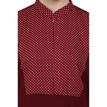 Indo Classic Kaftan- Maroon 5