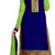 blue  festive silk unstitched dress-materials