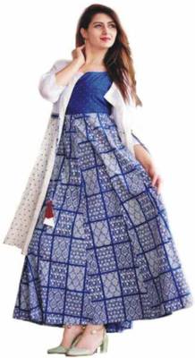 Attractive Woman Rayon Kurti with small shrug 1