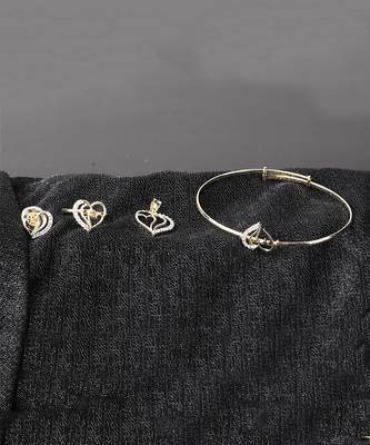 Gold Diamond Jewellery Combo 2