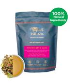 Strawberry and Aloe White Tea (100 Gram) with White Shou Mei Tea, Apple, Strawberries, Marigold