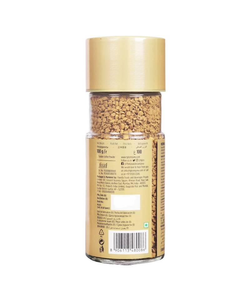 Morning Motivation Instant Coffee Powder (100 Grams)|Freeze Dried from 100% Arabica Coffee Beans