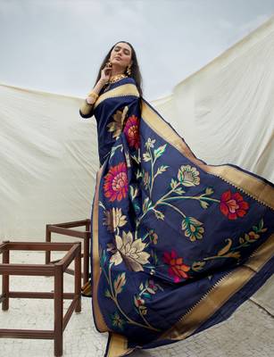Aurima Bollywood Soft Weaving Party Wear Designer Saree For Women 2