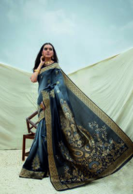 Aurima Crystle banarasi saree For 1