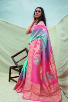Aurima Crystle banarasi saree For
