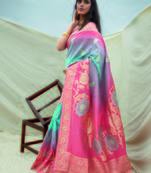 Aurima Crystle banarasi saree For