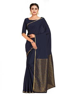 black hand woven crepe saree with blouse 1