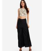 Desi Weavess recycled patchwork black and white,backless  saree blouse