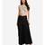 Desi Weavess recycled patchwork black and white,backless  saree blouse