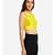 Desi Weavess yellow sleeveless gold zari buttie  contemporary   saree blouse