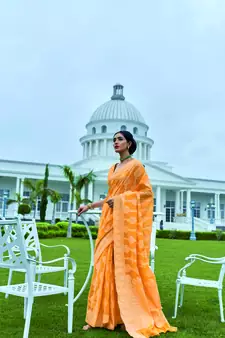 Aurima Silk Chiken Work Bollywood Designer Saree For Women