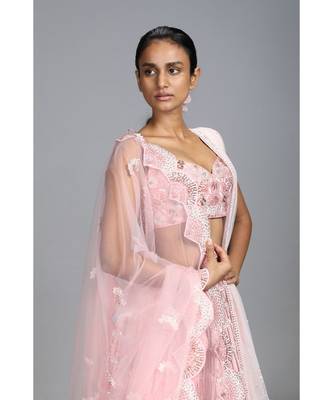 pink bridal lehenga 1