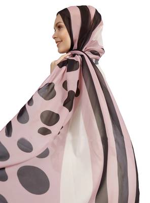 JSDC Daily Wear Polka Dot Printed Scarf Hijab Dupatta For Women 2