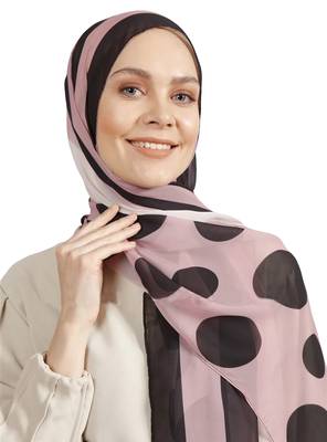 JSDC Daily Wear Polka Dot Printed Scarf Hijab Dupatta For Women 3