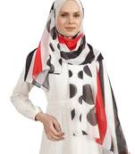 JSDC Polka Dot Strips Printed Long Scarf Hijab For Women