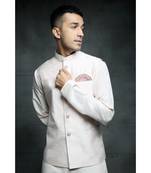 baby pink kurta with bandi