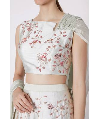 mint green lehenga 1