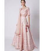 Pink Floral lehenga