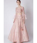 Rose pink lehenga
