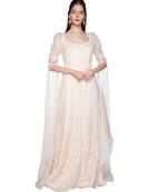 Cream Anarkali