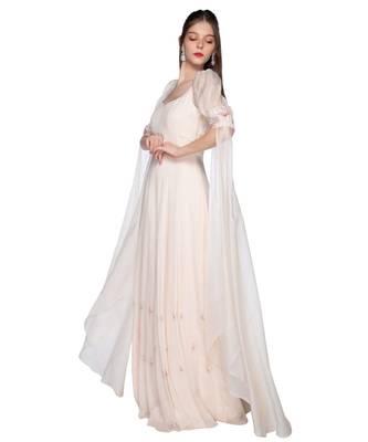 Cream Anarkali 3