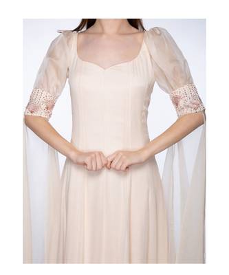Cream Anarkali 4