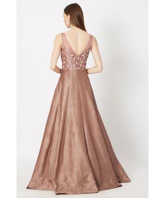 Biscuit brown gown 2