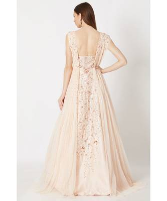 Peach Pink Gown 2