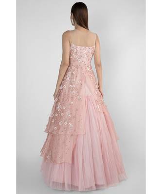 Rose pink gown 2