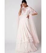 baby pink anarkali