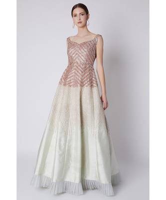 mint green gown 1