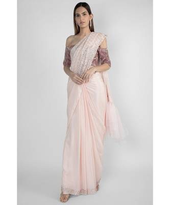 Pink Saree 1