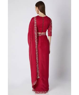 Red Saree 3