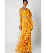 Mango yellow saree