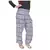 White Jaipuri Printed Cotton Free Size Pyjama