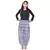 White Jaipuri Printed Cotton Free Size Pyjama