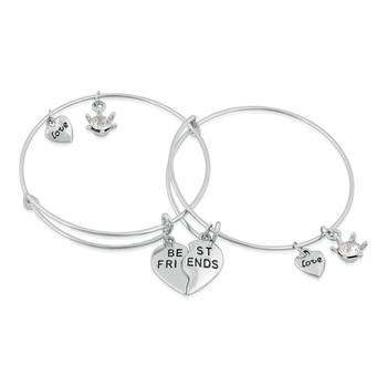 White crystal bracelets 1