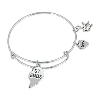 White crystal bracelets 4