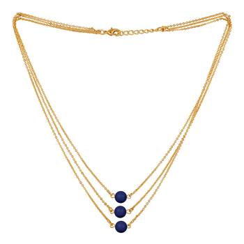 Blue pearl necklaces 1