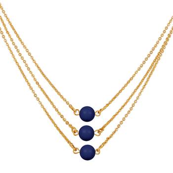 Blue pearl necklaces 3