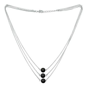 Black pearl necklaces 1