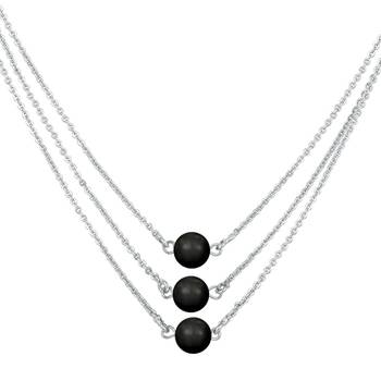 Black pearl necklaces 3