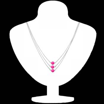 Pink pearl necklaces 2