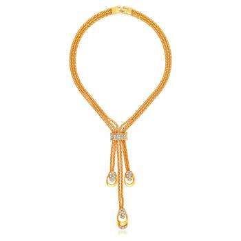 White crystal necklaces 1